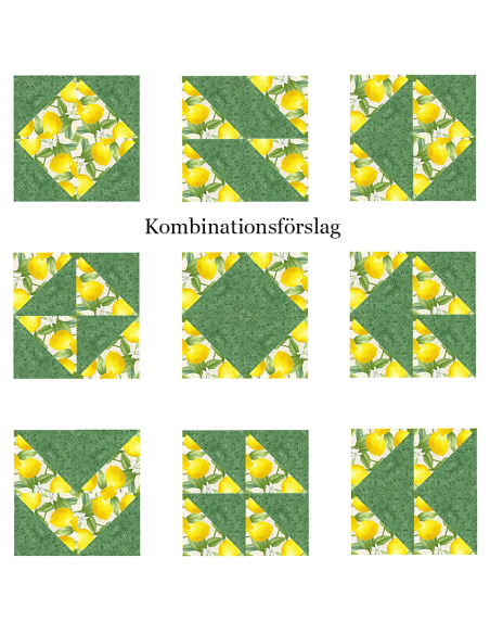 Sykit Grytlappar Lemon Bouquet