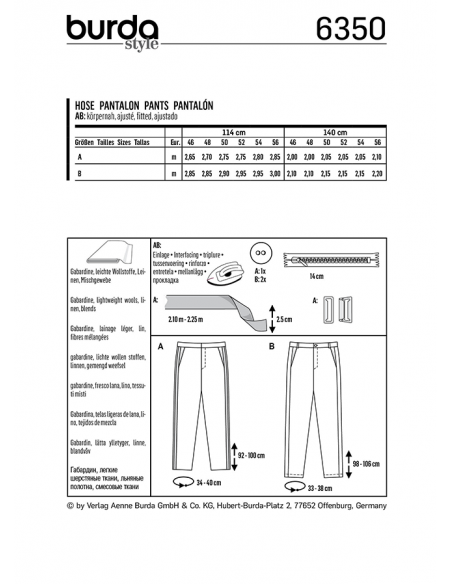 Burda 6350