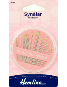 Hemline Synålar 30st I Kasett