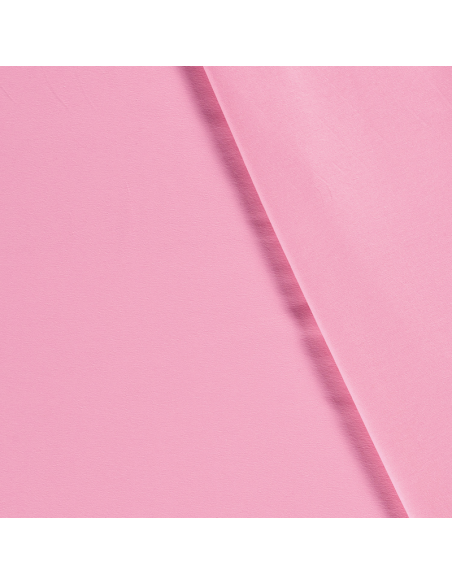 Bomullsjersey Enfärgad Rosa