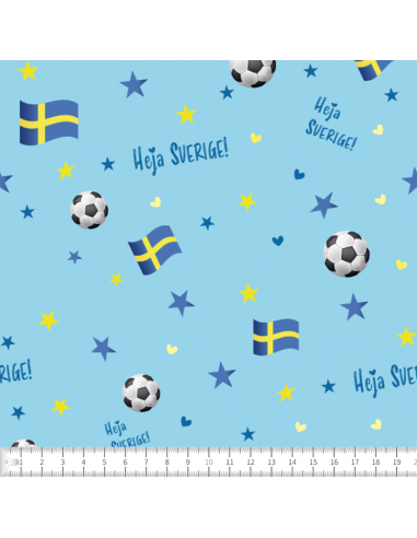 Bomullsjersey VM Heja Sverige