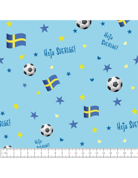 Bomullsjersey VM Heja Sverige