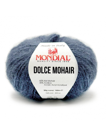 Mondial Dolce Mohair Mörkblå 179