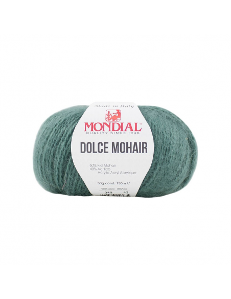 Mondial Dolce Mohair Grön 349