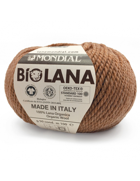 Mondial Bio Lana Ljusbrun 0367