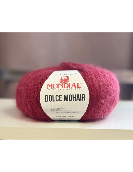 Mondial Dolce Mohair Röd 250