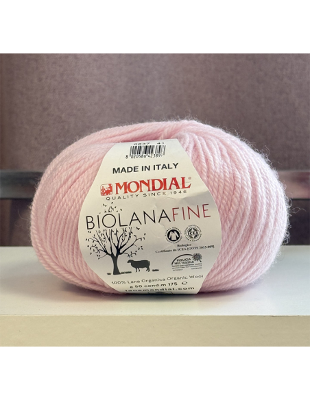 Mondial Bio Lana Fine Rosa 0837