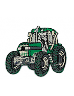 Tygmärke Traktor Grön