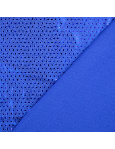 Lamé Foil Paljett Kobolt