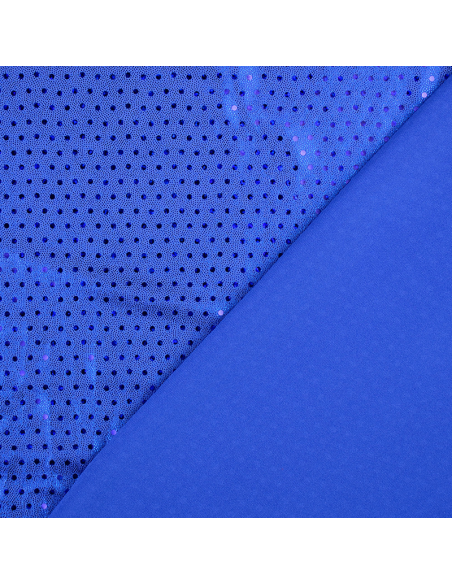Lamé Foil Paljett Kobolt
