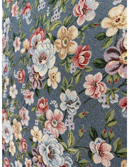Jacquard Flowery Blå