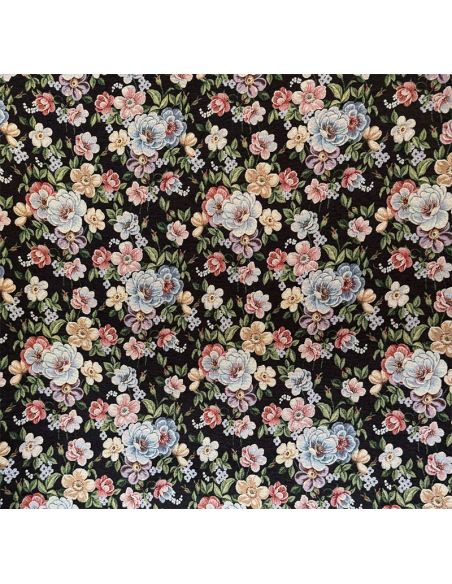 Jacquard Flowery Svart
