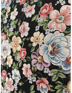 Jacquard Flowery Svart 2