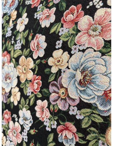 Jacquard Flowery Svart