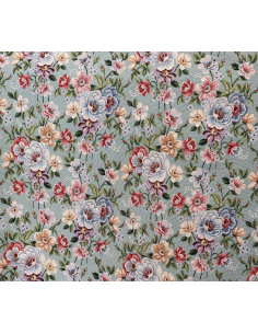 Jacquard Flowery Ljusgrön