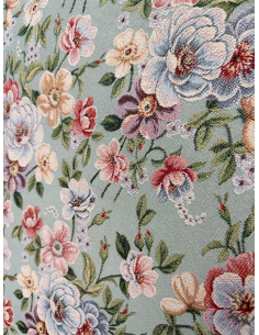 Jacquard Flowery Ljusgrön 2