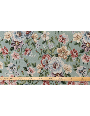Jacquard Flowery Ljusgrön