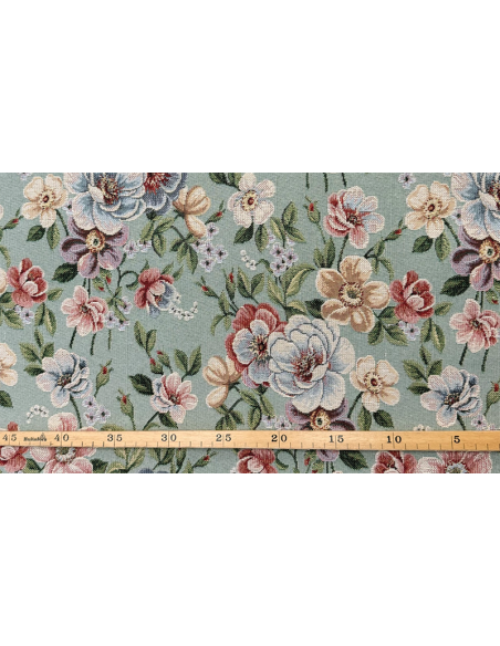 Jacquard Flowery Ljusgrön
