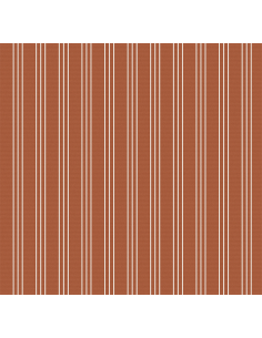 Uteväv Stripes Teflonbehandlad Terracotta