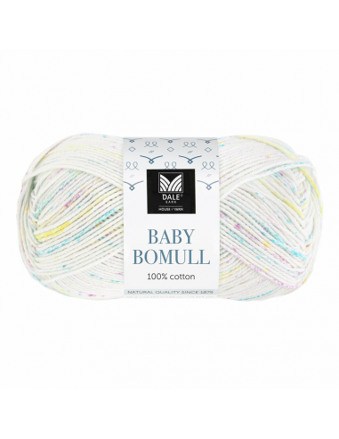 Dale Garn Baby Bomull Print Pastell
