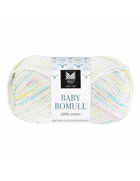Dale Garn Baby Bomull Print Pastell
