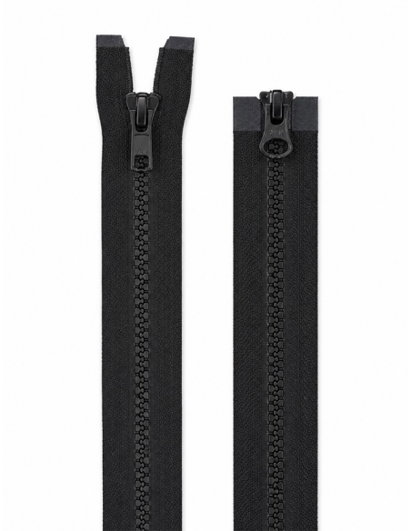 YKK Blixtlås Tvåvägs 6mm 50-115cm Svart 580