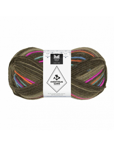 Dale Garn Eventyrlig Mokka Stripes