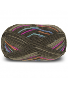 Dale Garn Eventyrlig Mokka Stripes 2