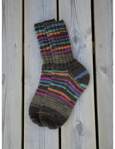 Dale Garn Eventyrlig Mokka Stripes