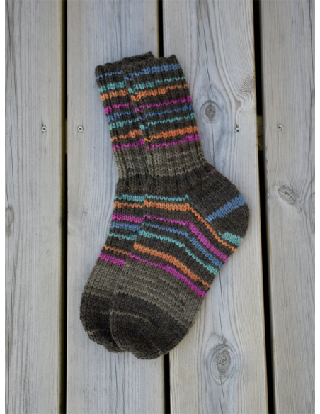Dale Garn Eventyrlig Mokka Stripes