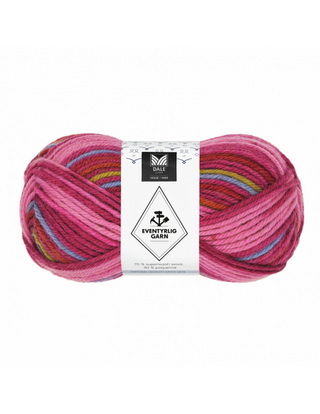 Dale Garn Eventyrlig Hallon Stripes
