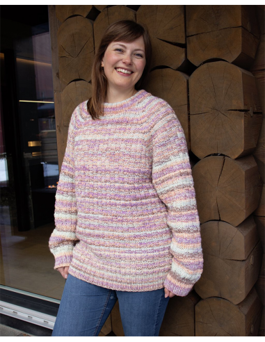 Dale Garn Eventyrlig Rosa Stripes