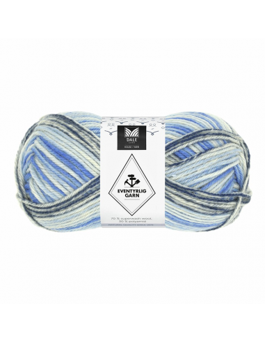 Dale Garn Eventyrlig Jeansblå Stripes