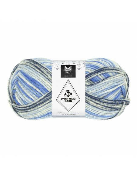 Dale Garn Eventyrlig Jeansblå Stripes