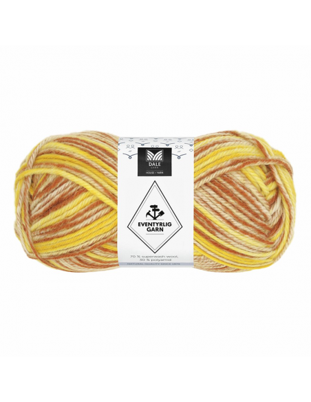Dale Garn Eventyrlig Citron Stripes