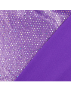 Lamé Foil Paljett Lila 2