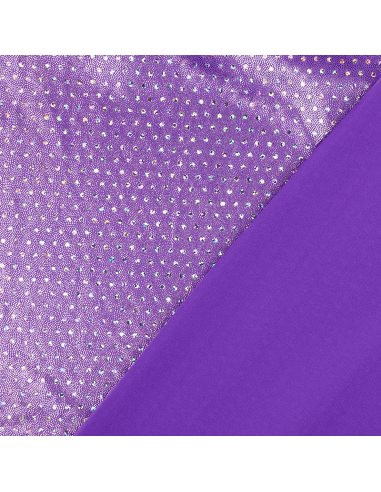 Lamé Foil Paljett Lila