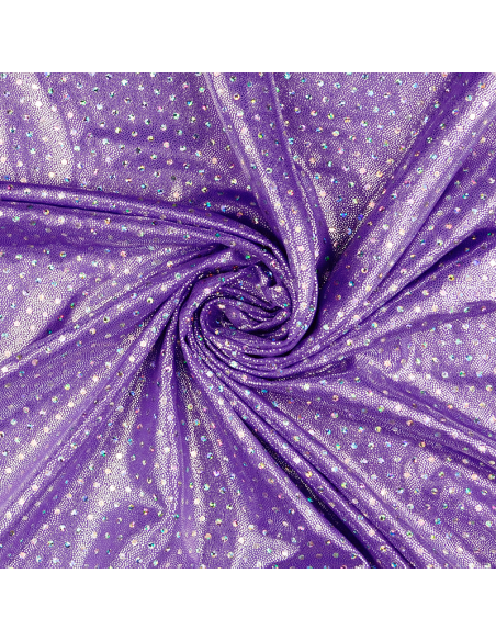 Lamé Foil Paljett Lila