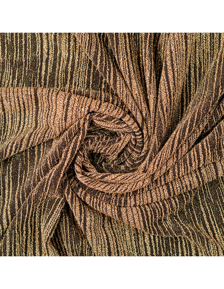 Knitted Lurex Roséguld