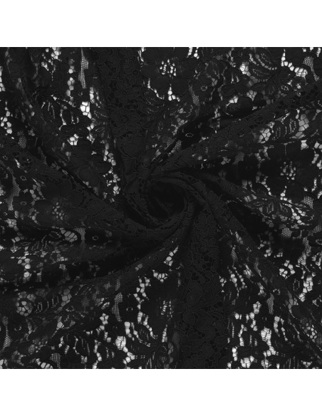 Knitted Lace Svart