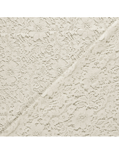 Knitted Lace Offwhite