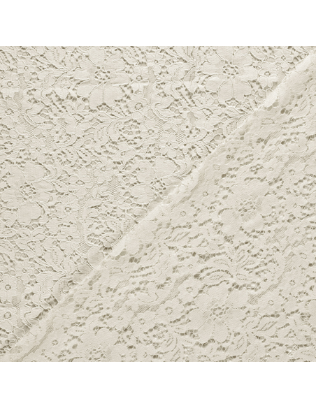 Knitted Lace Offwhite