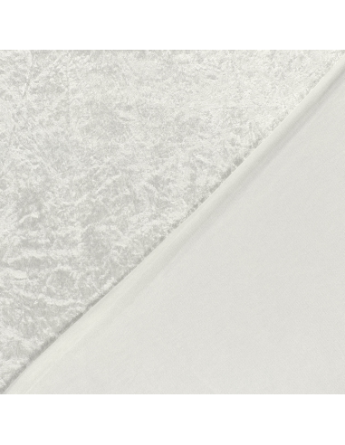 Krossad Sammet Offwhite
