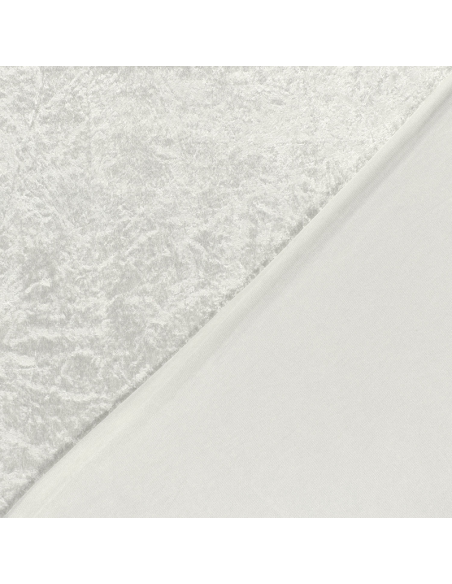 Krossad Sammet Offwhite