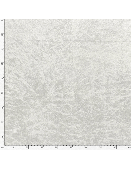 Krossad Sammet Offwhite