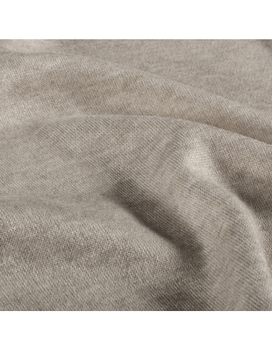 Heavy Knit Melange Camel