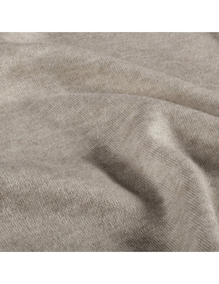 Heavy Knit Melange Camel