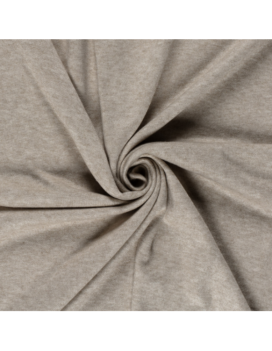 Heavy Knit Melange Camel