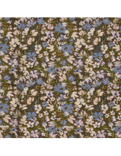 Viskos Nylon Ottoman Flowers