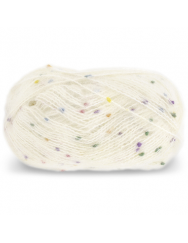 Gjestal Garn Multi Popkorn Vit